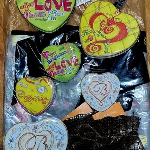 Brighton tote plus 6 empty tins. Tote new in bag.